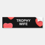ÉPOUSE DE TROPHÉE AUTOCOLLANTS POUR VOITURE