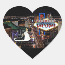 Épouser dans l'autocollant de Las Vegas