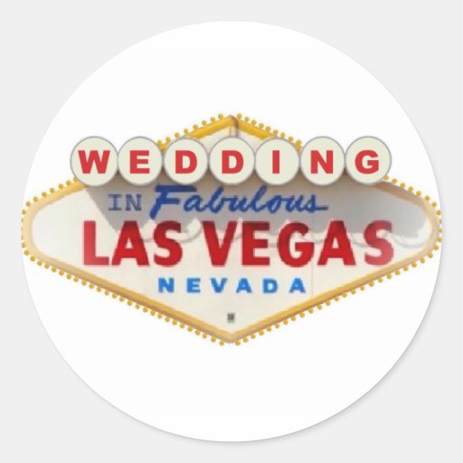 ÉPOUSER dans l'autocollant fabuleux de Las Vegas
