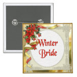 Épouser de Bells de poinsettia Pin's Avec Agrafe