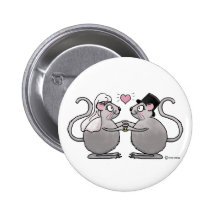 Épouser juste les couples mariés de souris de sour pin's
