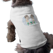 Épouser lesbien de jeunes mariées vêtements pour animaux domestiques