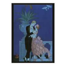 Épouser Romance de nouveaux mariés d'amour vintage Faire-parts