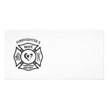 Épouses de sapeur-pompier de département du feu d' photocartes personnalisées