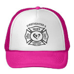 Épouses de sapeur-pompier de département du feu d' casquettes de camionneur