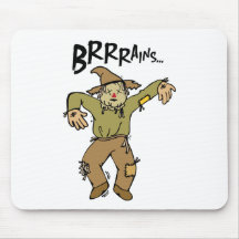 Épouvantail de zombi tapis de souris