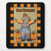 Épouvantail Halloween Tapis De Souris