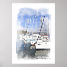 Épreuve photographique de couleur pour aquarelle d posters