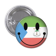 Équatorial+Smiley de Guinée Pin's Avec Agrafe
