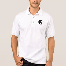 équilibre, chemise colletée par yang de yin t-shirts
