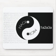 Équilibre micro-macro 1a2a3a Mousepad Tapis De Souris