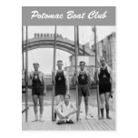 Équipage de club de bateau de Potomac, 1921 Cartes Postales