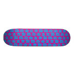 Équipage fâché - magenta et cyan aucun pochoir skateboards