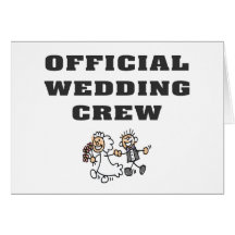 Équipage officiel de mariage carte de vœux