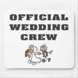 Équipage officiel de mariage tapis de souris