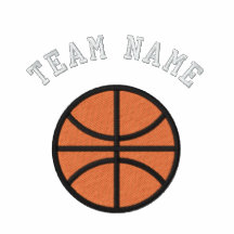 Équipe de basket faite sur commande polo brodé