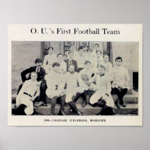 Équipe de football 1894 d'université de l'Ohio pre Affiche