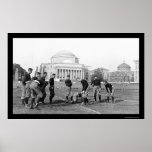 Équipe de football 1916 de fac d'Université de Col Posters