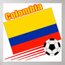 Équipe de football de la Colombie Affiche