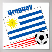 Équipe de football de l'Uruguay Posters