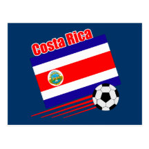 Équipe de football du Costa Rica Cartes Postales