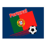 Équipe de football portugaise cartes postales