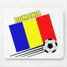 Équipe de football roumaine tapis de souris