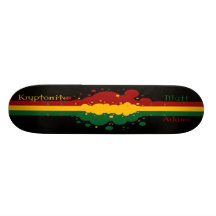ÉQUIPE DE PATIN DE KRYPTONITE SKATEBOARDS PERSONNALISÉS