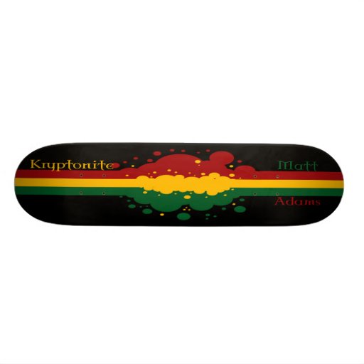 ÉQUIPE DE PATIN DE KRYPTONITE SKATEBOARDS PERSONNALISÉS