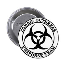 Équipe de réponse de manifestation de zombi (Bioha Badges Avec Agrafe