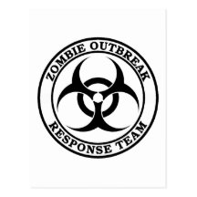 Équipe de réponse de manifestation de zombi (Bioha Cartes Postales