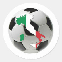 Équipe nationale de l'Italie Adhésifs Ronds