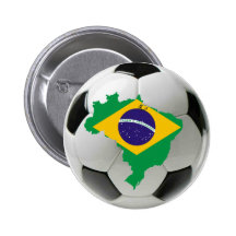 Équipe nationale du Brésil Badges Avec Agrafe