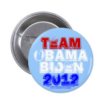 ÉQUIPE OBAMA BIDEN 2012 prospectant Badges Avec Agrafe