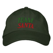 Équipe Père Noël Casquettes De Baseball Brodées