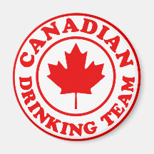 Équipe potable canadienne aimants