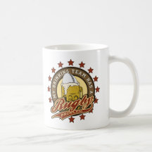 Équipe potable de rugby tasse à café