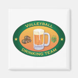 Équipe potable de volleyball aimants
