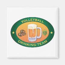 Équipe potable de volleyball aimants
