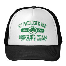 Équipe potable du jour de St Patrick Casquettes De Camionneur