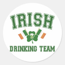 Équipe potable irlandaise adhésif
