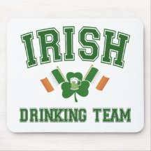 Équipe potable irlandaise tapis de souris