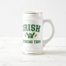 Équipe potable irlandaise tasse à café