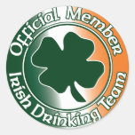 Équipe potable irlandaise v2 de membre officiel autocollants