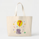 Ęr anniversaire de poulpe sac en toile