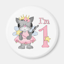 Ęr anniversaire de princesse Kitty Magnets Pour Réfrigérateur