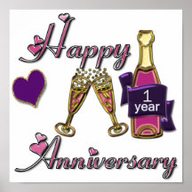 ęr. Anniversaire Posters