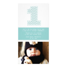 Ęr carte photo de Merci du numéro 1 d'anniversaire Carte Avec Photo