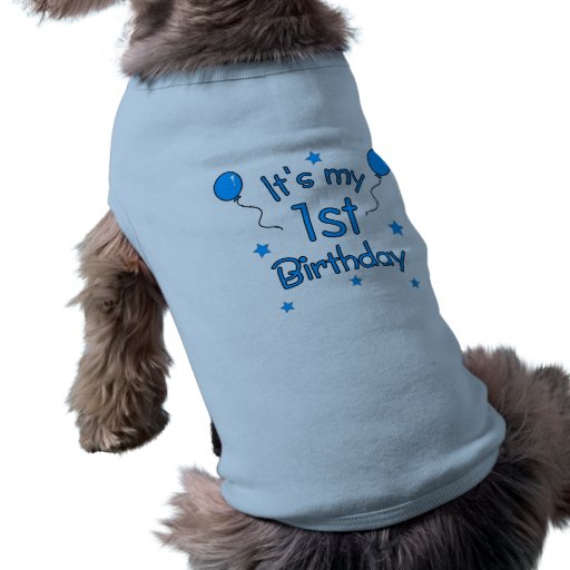 ęr Chien d'anniversaire T-shirt Pour Animal Domestique