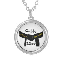 Ęr collier de ceinture noire de degré d'arts marti